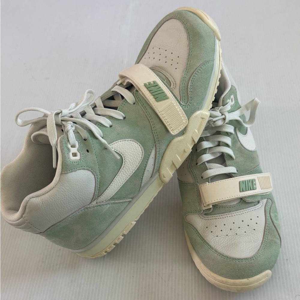 Nike Air Trainer 1 Enamel Green Summit White Size 11 Sneakers DX4462-300